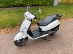 Sym Fiddle 2 scooter blauw kenteken, Fietsen en Brommers, Scooters | SYM, Ophalen, 49 cc, Zo goed als nieuw, Benzine