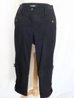 CAMBIO, Stoere 3/4 broek met vele mooie details mt 40, Maat 38/40 (M), Cambio, Verzenden, Zwart