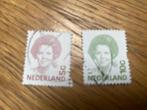 2* Koninging Beatrix (Inversie) de 5 en 10 gulden, Postzegels en Munten, Postzegels | Nederland, Ophalen of Verzenden, Na 1940