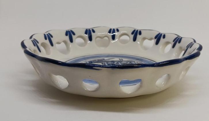 Delftsblauw schaaltje met Vleeshandel afbeelding, Antiek en Kunst, Antiek | Keramiek en Aardewerk, Ophalen of Verzenden