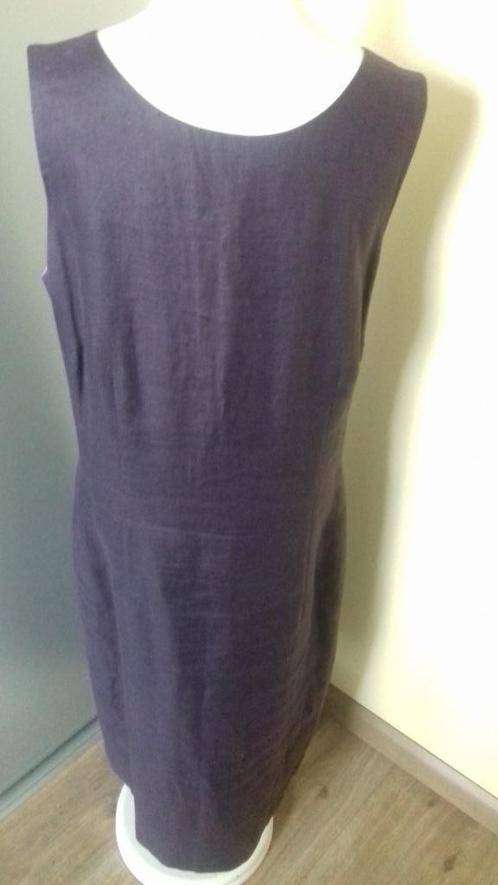 Donker paars jurkje van Josephine & Co, maat 42, Kleding | Dames, Jurken, Zo goed als nieuw, Maat 42/44 (L), Paars, Onder de knie
