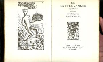 Maurits Mok DE RATTENVANGER - gedicht met teekeningen van M. beschikbaar voor biedingen