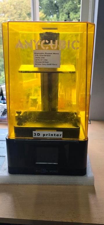 Anycubic 3D resin printer beschikbaar voor biedingen