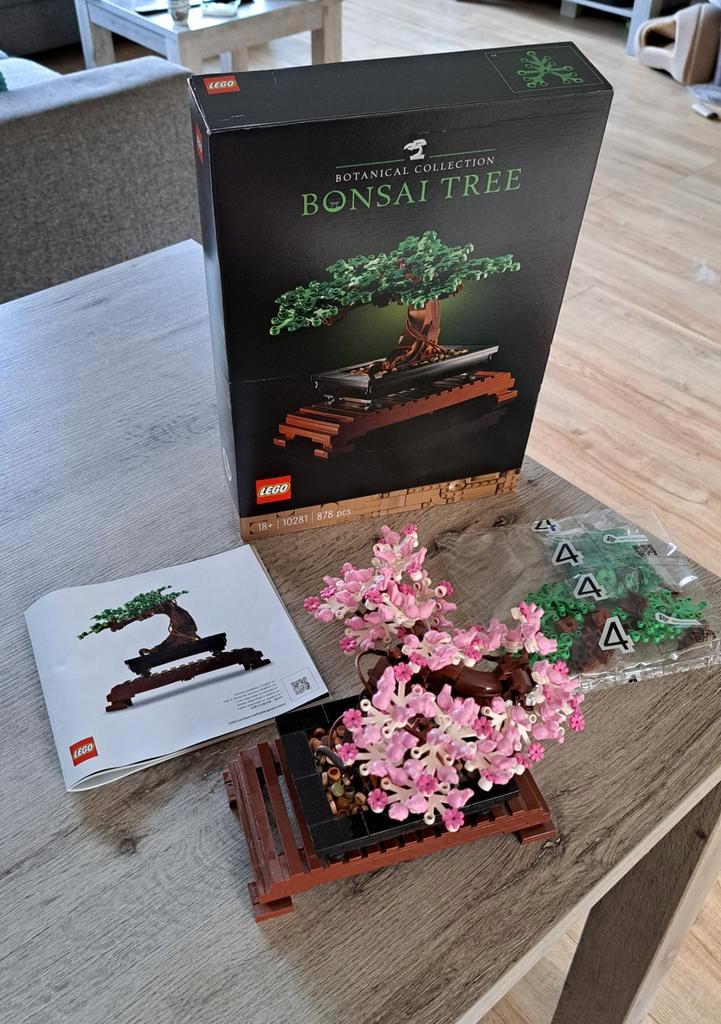 LEGO Botanical Collection Bonsai Tree 10281, Hobby en Vrije tijd, Gezelschapsspellen | Bordspellen, Zo goed als nieuw, Een of twee spelers