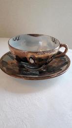 JAPANSE EIERSCHAAL PORSELEINEN KOP EN SCHOTEL, Antiek en Kunst, Antiek | Porselein, Ophalen of Verzenden