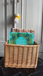 Stevige boekenmand riet, Huis en Inrichting, Woonaccessoires | Krantenbakken en Lectuurbakken, Ophalen of Verzenden, Zo goed als nieuw