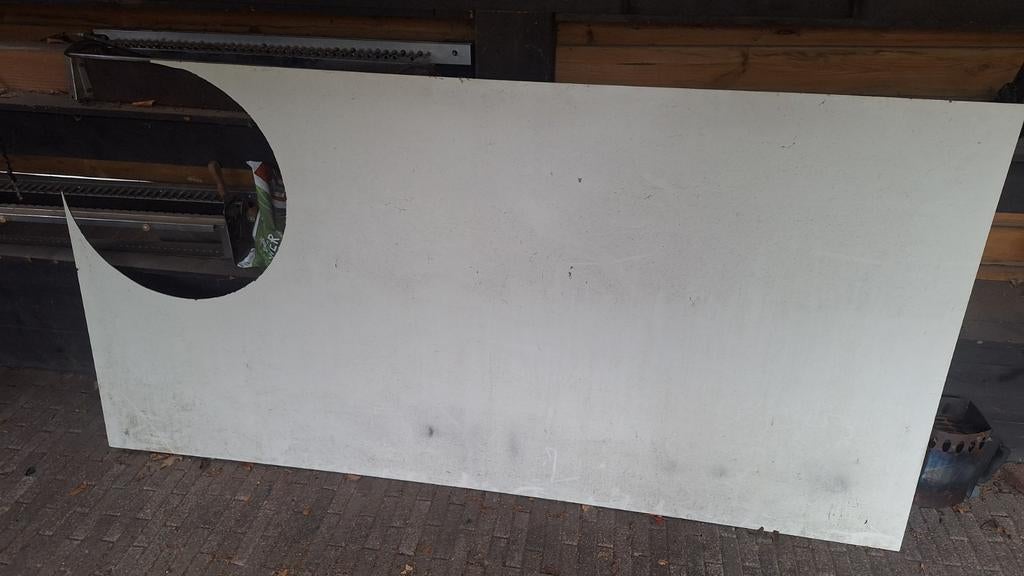 Trespa plaat met uitsparing - Vandaag ophalen!, Doe-het-zelf en Verbouw, Platen en Panelen, Ophalen of Verzenden