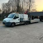 Iveco Dailey veldhuizen BE-combinatie met auto laadkraan, Iveco, Origineel Nederlands, 1900 kg, Diesel