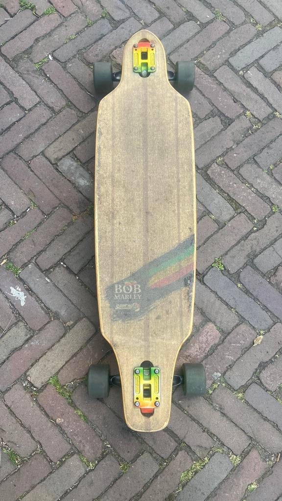 Longbord sector 9 bob marley, Sport en Fitness, Skateboarden, Ophalen of Verzenden, Gebruikt, Longboard