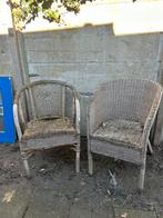 Rieten tuinstoelen, Ophalen, Gebruikt, Rotan