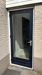 Buitendeur, Gebruikt, Deurkozijn, Inclusief glas, Hout