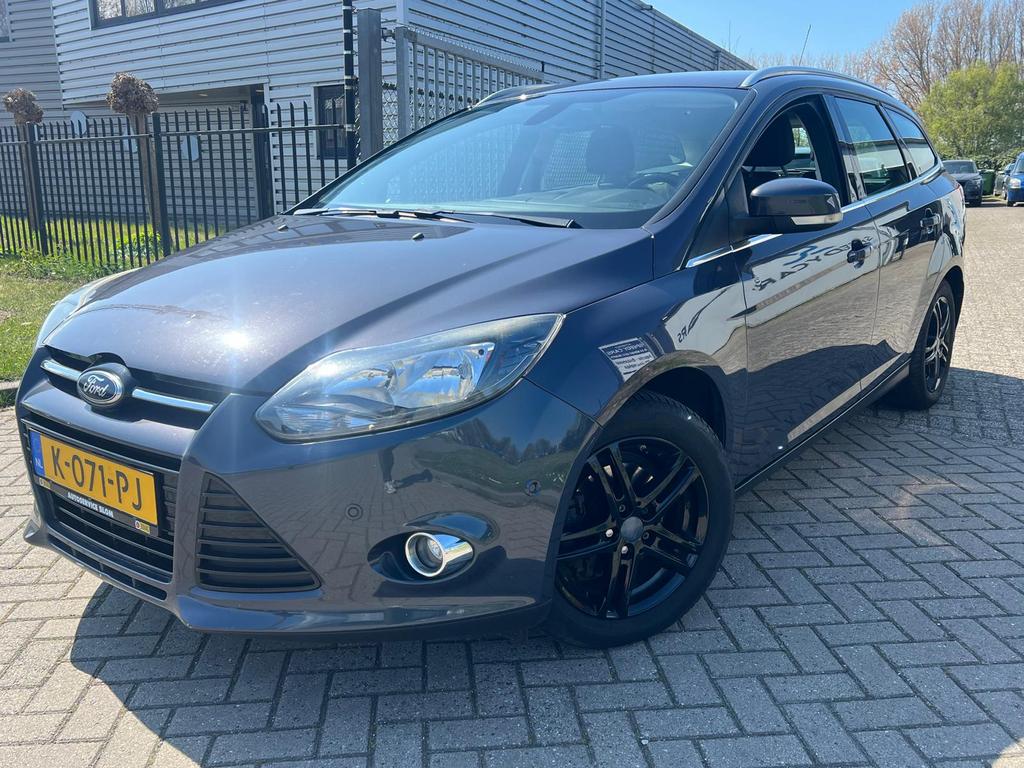 Ford Focus 1.0 Ecoboost Wagon 2012 Clima Cruise Navi Keyless, Zwart, Handgeschakeld, 1216 kg, 998 cc