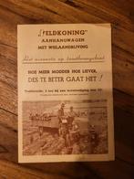 tractor folder Allgaier tractor Veldkoning aanhangwagens, Ophalen of Verzenden, Gelezen