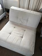 Witte loungestoel/ loveseat, Ophalen, Gebruikt, 100 tot 125 cm, 100 tot 125 cm