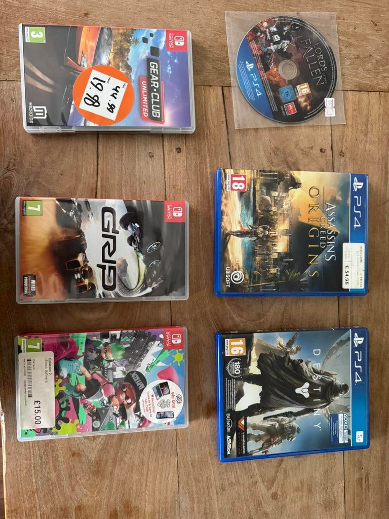 Ps4 Games en Nintendo Switch Games, 1 speler, Ophalen of Verzenden, Zo goed als nieuw, Vanaf 3 jaar
