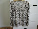 Made in Italy - trui met animal print maat M, Kleding | Dames, Maat 38/40 (M), Made in Italy, Beige, Ophalen of Verzenden