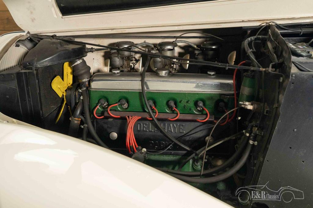 Delahaye 148L by Chapron | Slechts 2 gebouwd | 1939, Overige merken, Achterwielaandrijving, Cabriolet, 4 stoelen