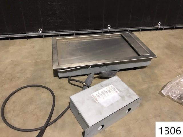 1306. RVS bakplaat / grill / Atag / ongebruikt, Ophalen, Nieuw, 4 t/m 7 personen