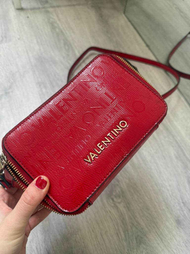 Valentino schoudertasje, Sieraden, Tassen en Uiterlijk, Ophalen, Zo goed als nieuw, Zwart