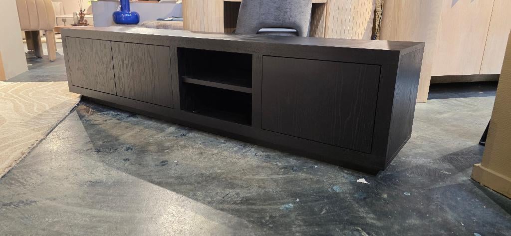 TV-meubel Helsinki 200 cm – Zwart | Showmodel Korting!, Overige materialen, Bornsestraat 31, 150 tot 200 cm, Ophalen of Verzenden