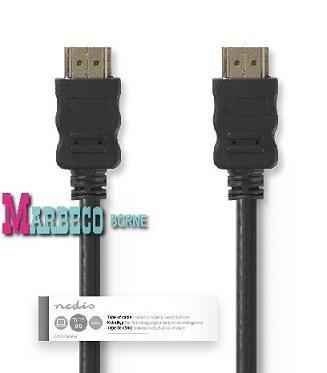 HDMI kabel 50 meter verguld,Gold High speed, 4K, 3D, ARC, Audio, Tv en Foto, Audiokabels en Televisiekabels, Nieuw, HDMI-kabel