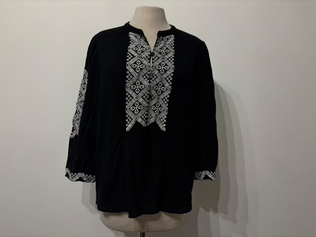 Alchemist Boho Blouse Prachtig Borduursel 100% Katoen Mt 36, Kleding | Dames, Alchemist, Zwart, Alchemist, Nieuw