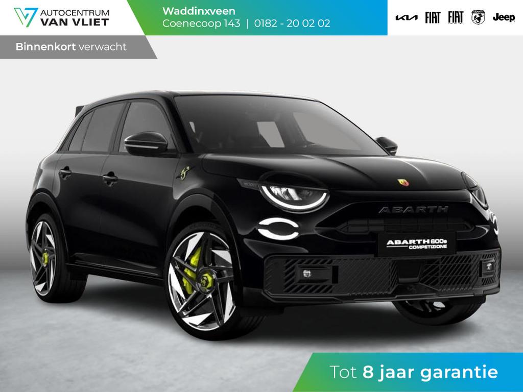 Abarth 600e Competizione 54 kWh | Clima | Adapt. Cruise | Al, Auto's, Abarth, 281 pk, Met garantie (alle), Alcantara, Zwart