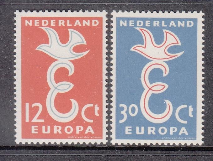 Nederland postfris NVPH nr 713/14, Postzegels en Munten, Postzegels | Nederland, Verzenden, Postfris