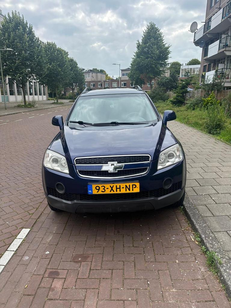 Chevrolet Captiva 2.4 2WD 2007 Blauw, Auto's, 136 pk, Zwart, 4 cilinders, Blauw