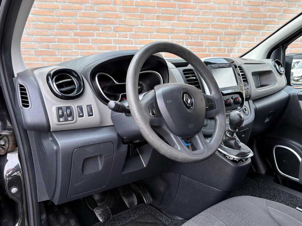 Renault Trafic 1.6dCi 126PK Dubbelcabine Lang / Euro6, Voorwielaandrijving, Stof, Gebruikt, Met garantie (alle)