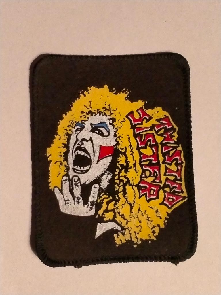 Twisted Sister Dee Snider vintage patch kleding embleem 4, Ophalen of Verzenden, Zo goed als nieuw, Kleding