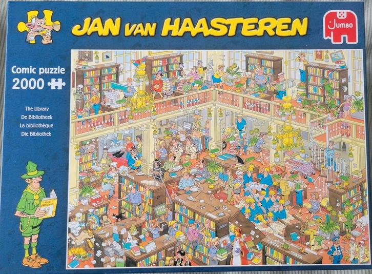 2  Jan van Haasteren Puzzels, Hobby en Vrije tijd, Denksport en Puzzels, Zo goed als nieuw, Legpuzzel, Meer dan 1500 stukjes, Ophalen