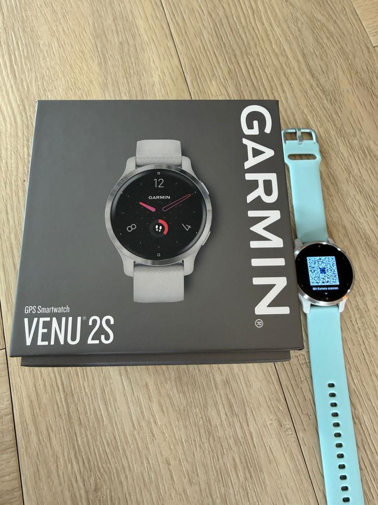 Garmin Venu 2S GPS Smartwatch - Zo goed als nieuw, Afstand, Ophalen of Verzenden, Zo goed als nieuw, Waterdicht