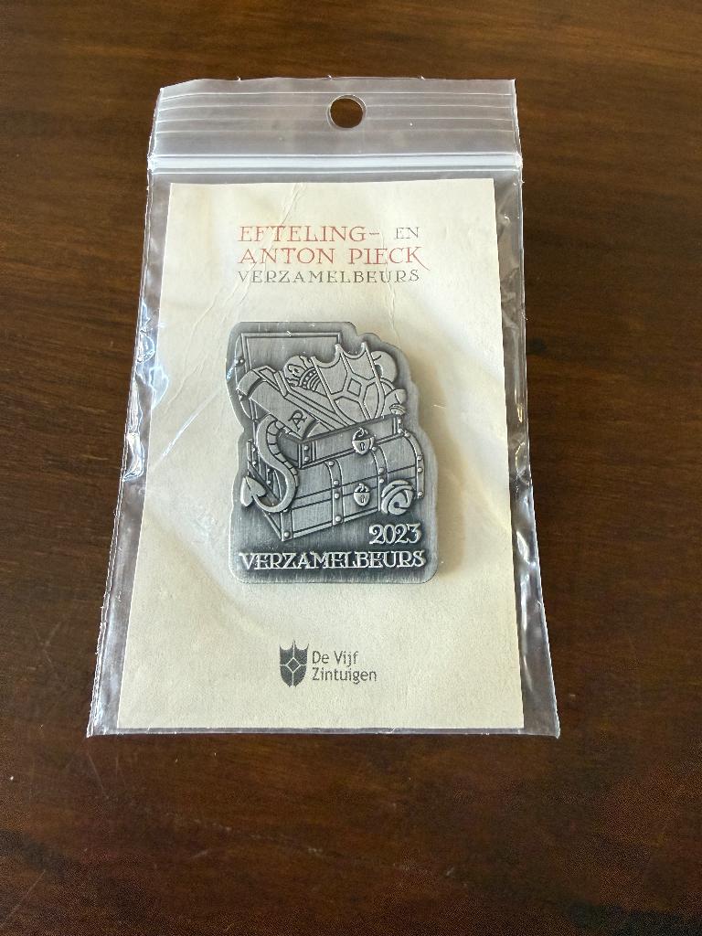 Efteling pin - EFTELING- en ANTON PIECK verzamelbeurs, Verzamelen, Efteling, Ophalen of Verzenden, Nieuw, Button of Speldje
