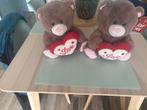 2x Knuffelbeer met hart - 'I love you' - Valentijn, Kinderen en Baby's, Speelgoed | Knuffels en Pluche, Ophalen