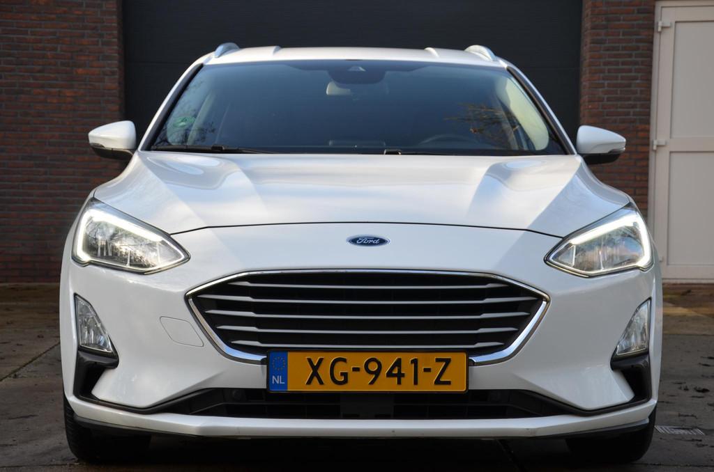 Ford Focus Wagon 1.0 EcoBoost Trend Edition Business Navi/Ec, Auto's, Ford, Gebruikt, Euro 6, 1283 kg, Wit