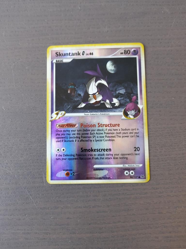2009 platinum 94/127 skuntank reverse, Ophalen of Verzenden, Zo goed als nieuw, Losse kaart, Foil