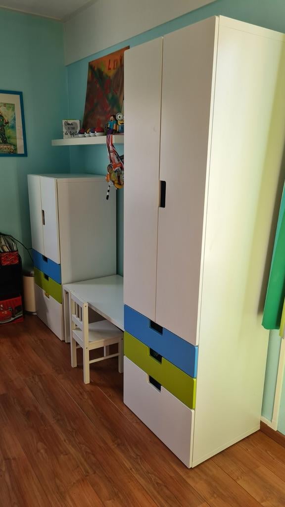 Ikea Stuva kasten met lades en deuren, Kinderen en Baby's, Kinderkamer | Commodes en Kasten, Ophalen, Gebruikt, Kast