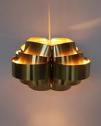 Vintage messing schalenlamp hanglamp Deens design uniek, Ophalen, Vintage retro midcentury deens design, Gebruikt, Niet meer bestaand