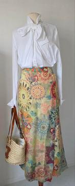 Pauw EvR overslag rok in 100% zijde, Overige kleuren, Verzenden, Pauw, Zo goed als nieuw