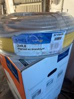 Snelflex brandalarmkabel YR-mb rood 2x0.8mm - 100m (SFYR02R), Ophalen of Verzenden, Zo goed als nieuw, Kabel of Snoer