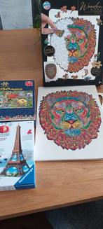 Diverse kleine puzzels, Ophalen, Minder dan 500 stukjes, Zo goed als nieuw