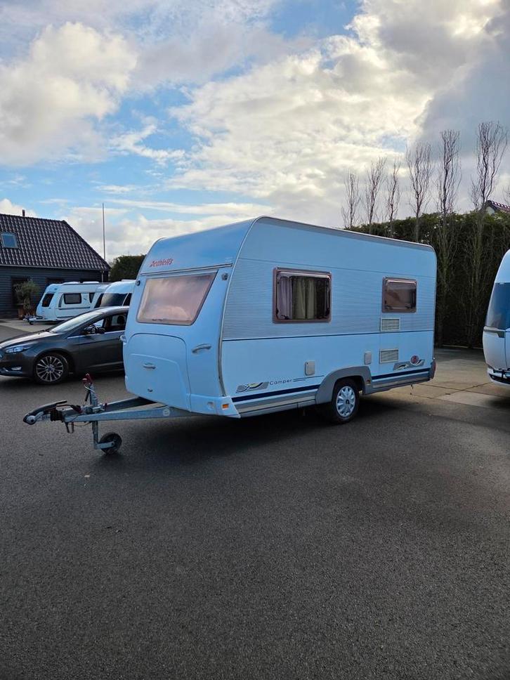 Caravan dethleffs Camper 395 HK, Caravans en Kamperen, Caravans, Particulier, tot en met 4, Rondzit, Dethleffs, Luifel, Ophalen