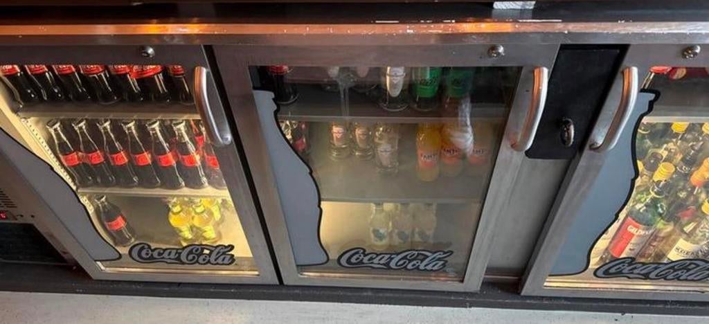 Gamko coca cola koelkast 3-deurs, Witgoed en Apparatuur, Ophalen, Zo goed als nieuw
