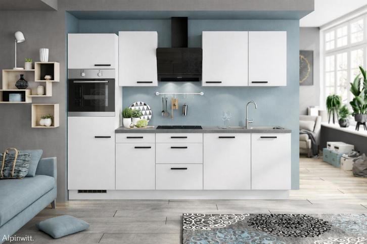 Nieuwe Moderne Rechte Keuken – Compleet, Huis en Inrichting, Keuken | Complete keukens, Zo goed als nieuw, Enkelwandige keuken