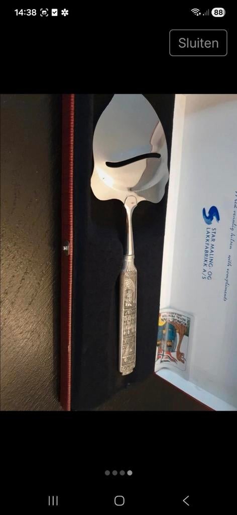 Kongtinn kaasschaaf nieuw, Huis en Inrichting, Ophalen of Verzenden, Nieuw, Rvs of Chroom, Los bestek