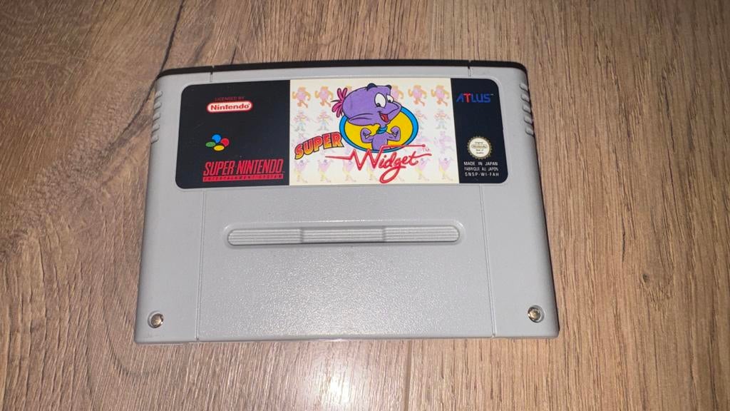 Super Widget SNES – Getest & werkend – nette staat, Spelcomputers en Games, Games | Nintendo Super NES, Gebruikt, Platform, 1 speler