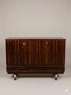 Vintage midcentury wandkast | barkast | platenspelermeubel, Ophalen