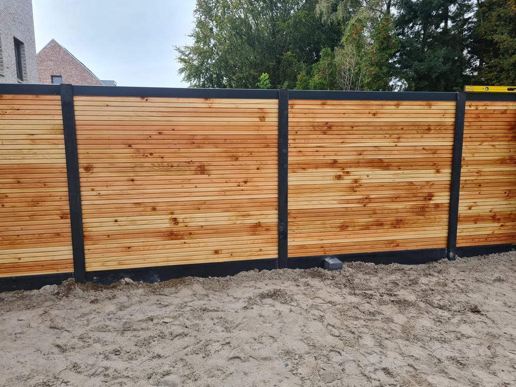 Composiet schutting Luxe Privacy Kwaliteit !, Tuin en Terras, Ophalen, Kunststof, 1 tot 2 meter, 6 meter of meer
