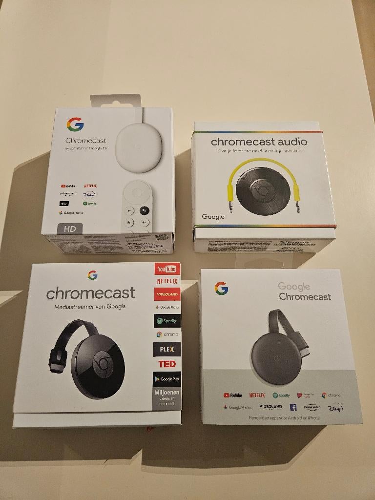 Google Chromecast - 25 euro tot 70 euro, Ophalen of Verzenden, Zo goed als nieuw